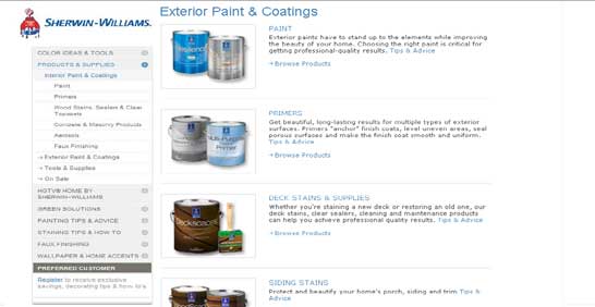 Sherwin Williams Exterior Products